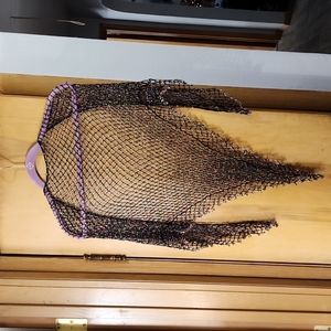 Black with multi colored beaded wrap